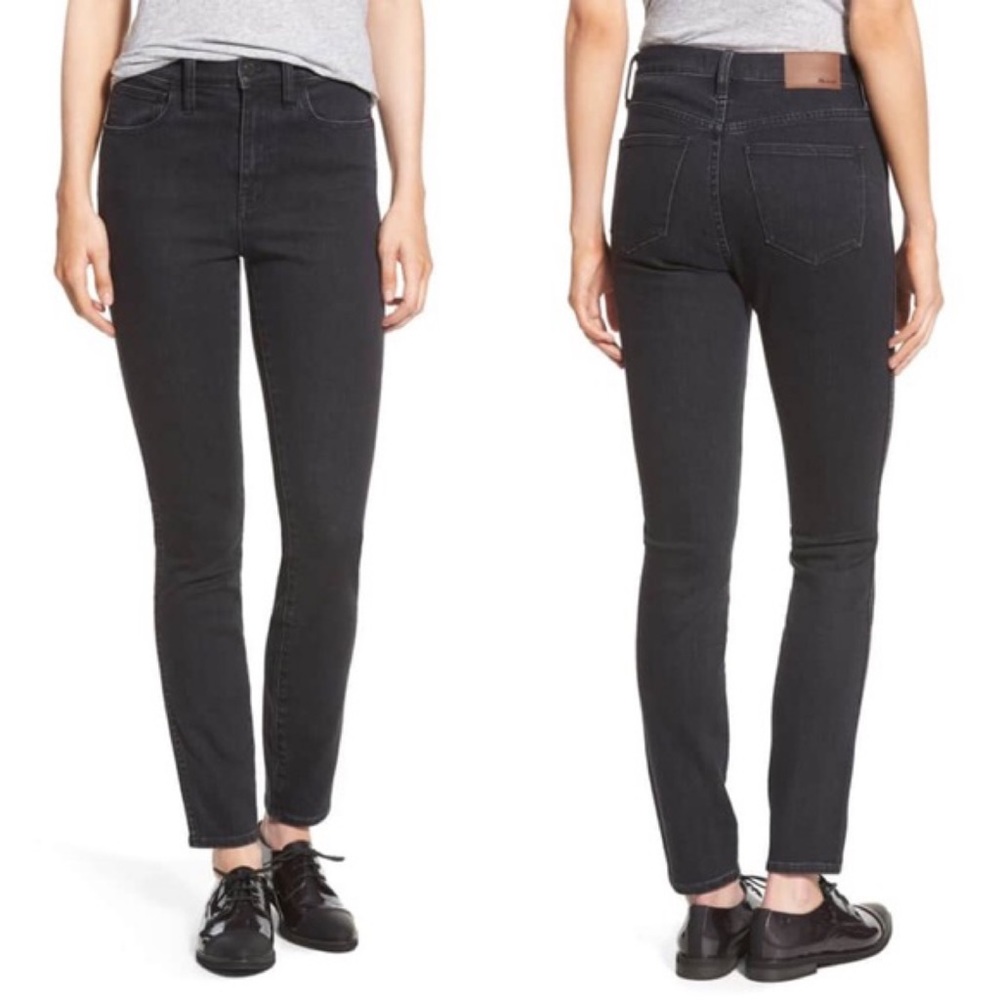 Madewell 9” Skinny Skinny Faded Black Jeans 30 (fits like a 29)